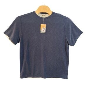 NWT Royal Robbins Mens Eco-Comfort T-Shirt XL Blue Modal Blend Slub Knit Tee